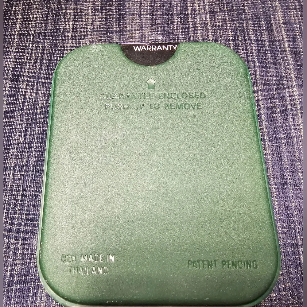 Oscar de la Renta green luxury watch box, formal, mad Men, vintage